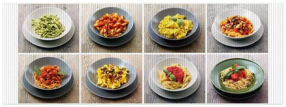 Коврик для душа Wallario, нескользящий коврик, коврик для ванной, коврик для ног, итальянская паста, размер ок. 180 х 65 см, коричневый