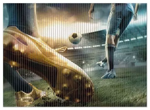 Коврик для душа Wallario, нескользящий коврик, коврик для ванной, коврик для футбольной золотой обуви на поле, размер ок. 90 x 65 см, черный