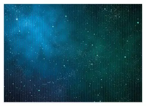 Коврик для душа Wallario, нескользящий коврик, коврик для ванной, коврик для двери, звездное небо - Млечный Путь и звезды ночью, размер примерно 70 х 50 см, черный