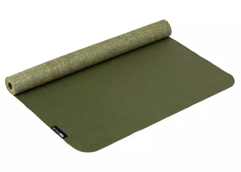 Коврик для фитнеса YOGISTAR.COM Mat Travel, оливковый