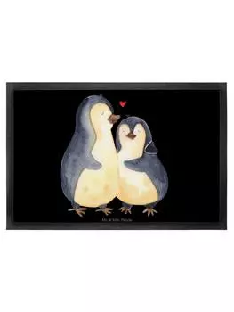 Коврик для ног Mr. & Mrs. Panda, черный