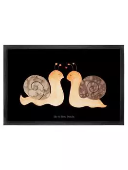 Коврик для ног Mr. & Mrs. Panda, черный
