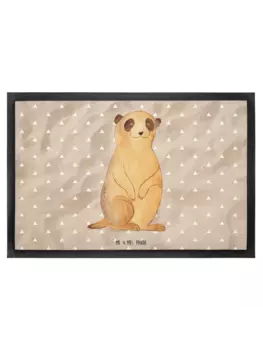 Коврик для ног Mr. & Mrs. Panda, цвет sandig