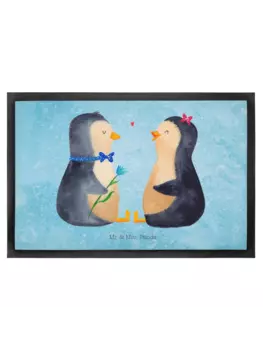 Коврик для ног Mr. & Mrs. Panda, цвет eisblau