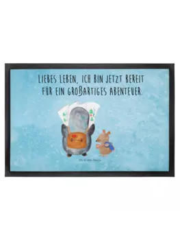 Коврик для ног Mr. & Mrs. Panda, цвет eisblau