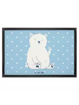 Коврик для ног Mr. & Mrs. Panda, цвет blau pastell