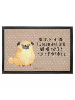 Коврик для ног Mr. & Mrs. Panda, цвет hundeglck