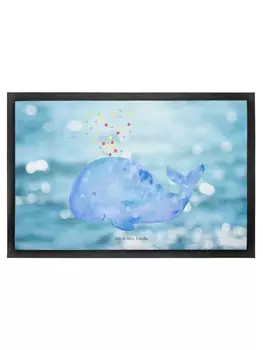 Коврик для ног Mr. & Mrs. Panda, цвет oceanblue