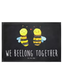 Коврик для ног Mr. & Mrs. Panda, цвет kreidetafel