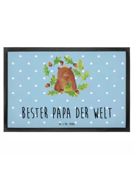 Коврик для ног Mr. & Mrs. Panda, цвет blau pastell