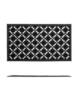 Коврик для ног relaxdays, черный