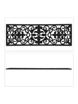 Коврик для ног relaxdays, черный