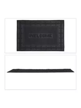 Коврик для ног relaxdays, черный