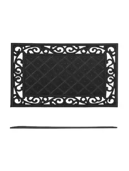 Коврик для ног relaxdays, черный