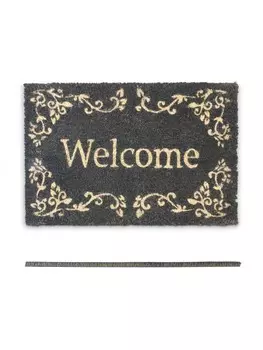 Коврик для ног relaxdays, черный