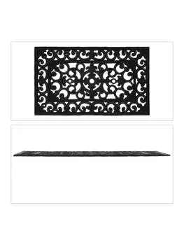 Коврик для ног relaxdays, черный