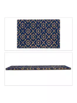 Коврик для ног relaxdays, цвет blau/natur