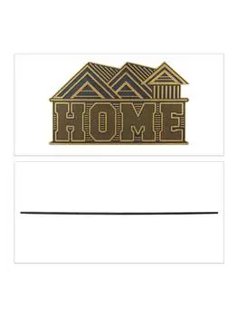 Коврик для ног relaxdays, цвет gold/schwarz