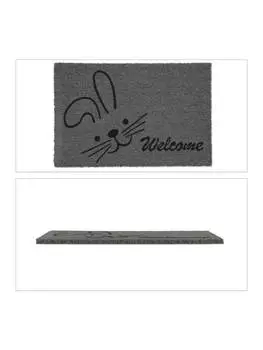 Коврик для ног relaxdays, цвет grau/schwarz