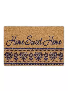 Коврик для ног relaxdays, цвет natur/blau