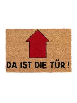 Коврик для ног relaxdays, цвет natur/rot