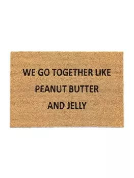 Коврик для ног relaxdays, цвет natur/schwarz