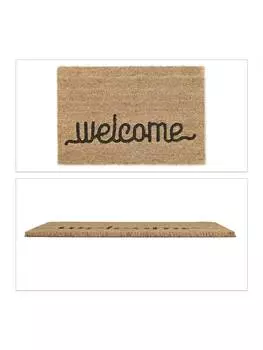 Коврик для ног relaxdays, цвет natur/schwarz