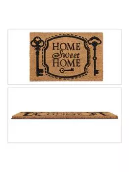 Коврик для ног relaxdays, цвет natur/schwarz