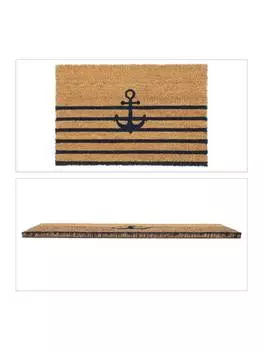 Коврик для ног relaxdays, цвет natur/schwarz