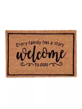 Коврик для ног relaxdays, цвет natur/schwarz