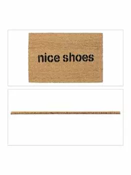 Коврик для ног relaxdays, цвет natur/schwarz