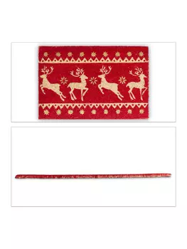 Коврик для ног relaxdays, цвет rot/beige/gold