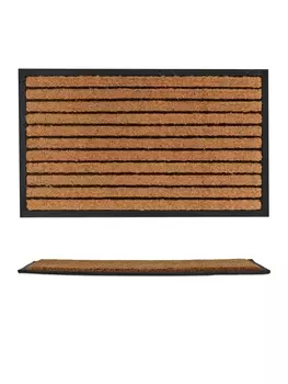 Коврик для ног relaxdays, цвет schwarz/natur