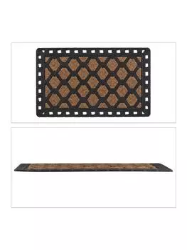 Коврик для ног relaxdays, цвет schwarz/natur