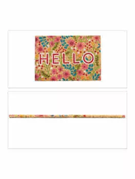 Коврик для ног relaxdays, красочный