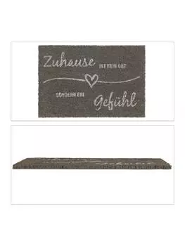 Коврик для ног relaxdays, серый