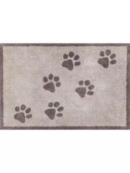 Коврик для ног wash+dry, серо-коричневый