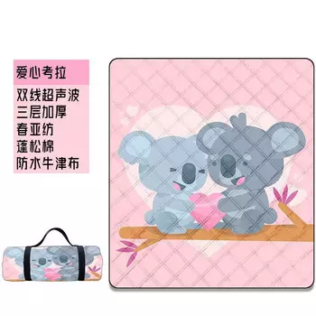 Коврик для пикника Beishanlang, утолщенный коврик для кемпинга, пляжный коврик для кемпинга, влагостойкий коврик, любящий коалу 150*200 см