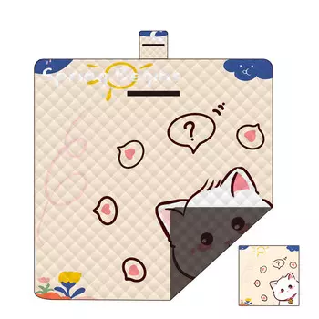 Коврик для пикника Kiversy на тканевой основе Оксфорд AP22-22057 200*200 см на тканевой основе Оксфорд