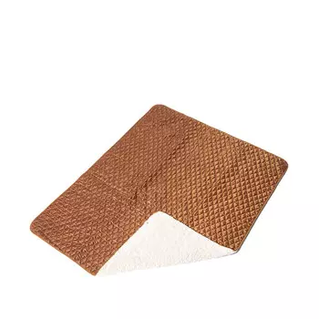 Коврик для пикника Mu Gaodi для кемпинга, грязеотталкивающее, пушистое, мягкое, удобное в переноске одеяло, имитация овечьего бархата NX21663016, каштановый коричневый M