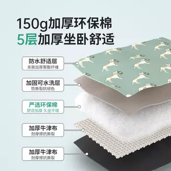 Коврик для пикника NatureHike, утолщенный водонепроницаемый влагостойкий коврик Adventure Partner 145*170 см