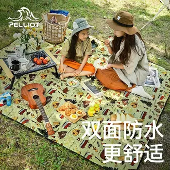 Коврик для пикника Pelliot, портативный коврик для кемпинга на открытом воздухе, коврик для 3-4 человек, износостойкий, водонепроницаемый и влагостойкий коврик, еловый зеленый 16202823