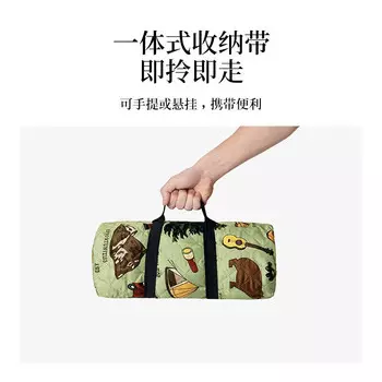 Коврик для пикника Pelliot Портативный уличный инвентарь Износостойкий влагостойкий коврик 16202823 Ruoshui Синий