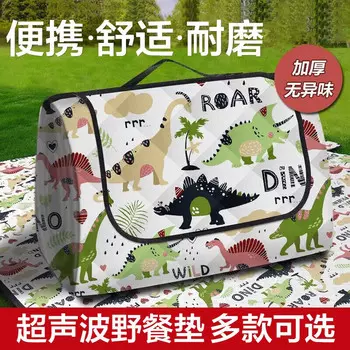 Коврик для пикника Revos, коврик для кемпинга, дома, парка, травяное одеяло, коврик для улицы, портативный, машинная стирка, весенний пикник, влагостойкий коврик LL8, персонаж
