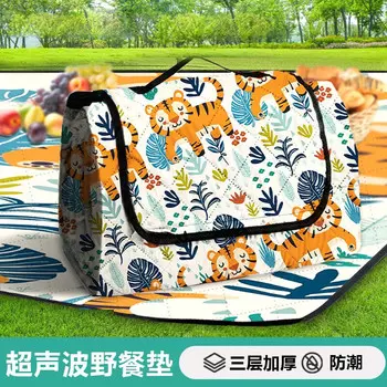 Коврик для пикника Revos, репеллентная ткань, утолщенный коврик для пикника на открытом воздухе, портативный коврик для пикника на лужайке, весенний коврик для пикника ZP9, большой