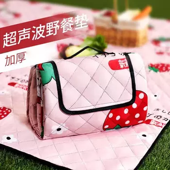 Коврик для пикника Revos, влагостойкий коврик для кемпинга, утолщенный пляжный коврик, водонепроницаемый и устойчивый к песку напольный коврик, ткань для пикника, подушка для сиденья LL8