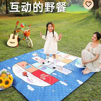 Коврик для пикника Revos, влагостойкий коврик, утолщенная ткань для пикника, уличный коврик, коврик для кемпинга, весенний коврик для прогулок на лужайке, коврик для пикника LL8 Aerospace