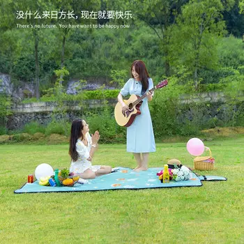 Коврик для пикника Revos, влагостойкий коврик, утолщенный коврик для кемпинга, пикника, весенней прогулки, газонная ткань, портативный коврик для пляжного отдыха JM6, маленький