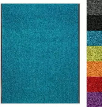 Коврик для сбора грязи Use&Wash Бирюзовый 27 вырез 200x250 см Floordirekt