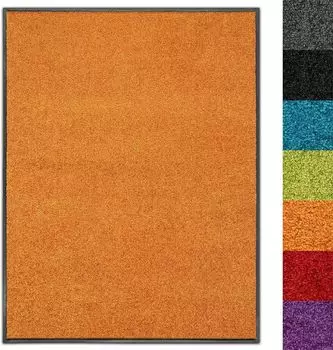 Коврик для сбора грязи Use&Wash Orange 107 120 x 300 см Floordirekt, оранжевый